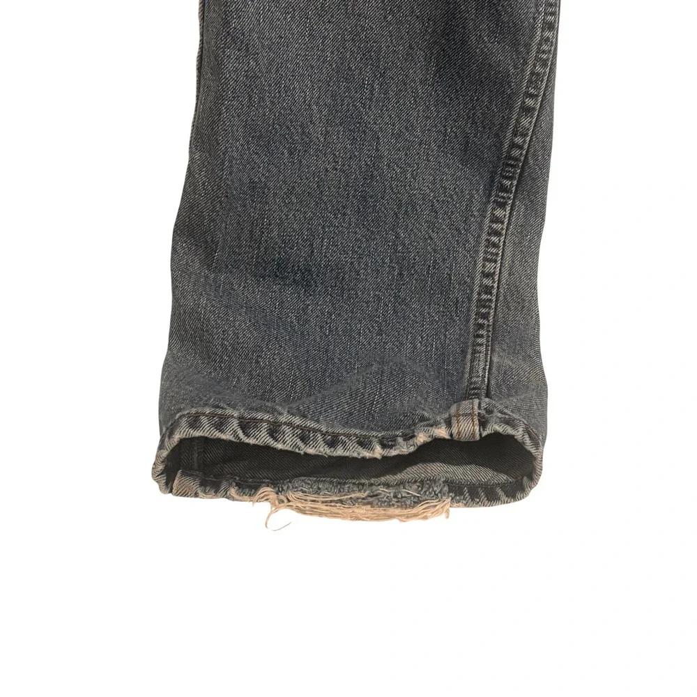 Levi's 505 Jeans Blue Regular Fit Straight Leg Vintage Retro 34x32 Mens